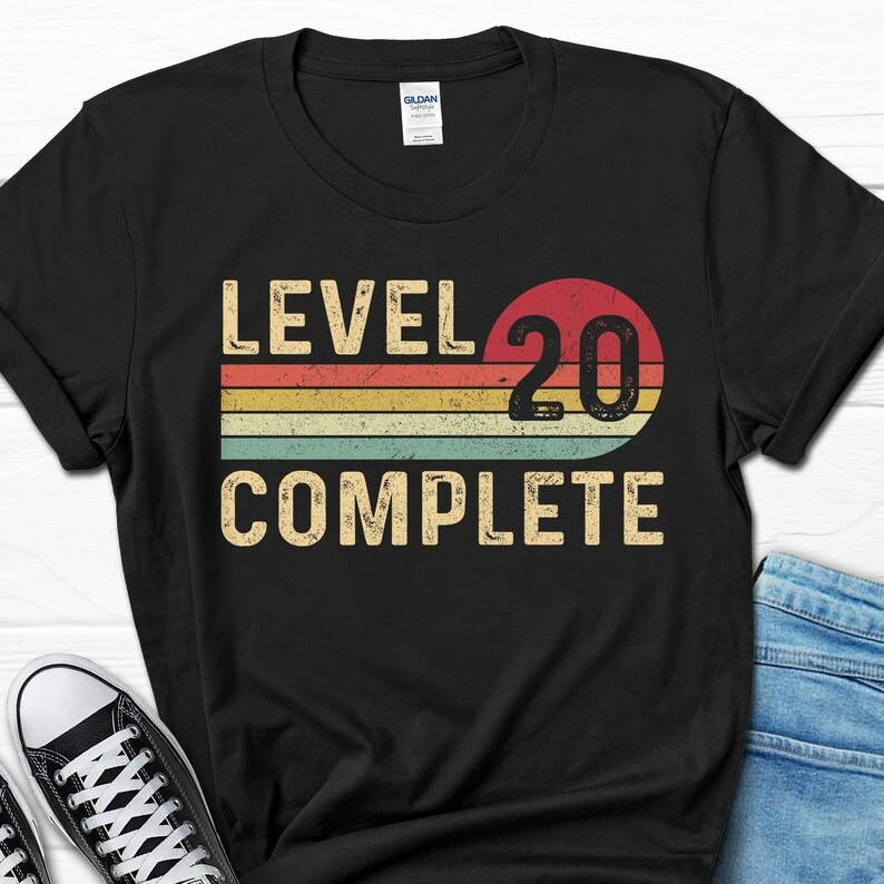 2025/Level 20 Complete Gift, 20th Year Anniversary Gift, 20 Year Married Shirt, gallery