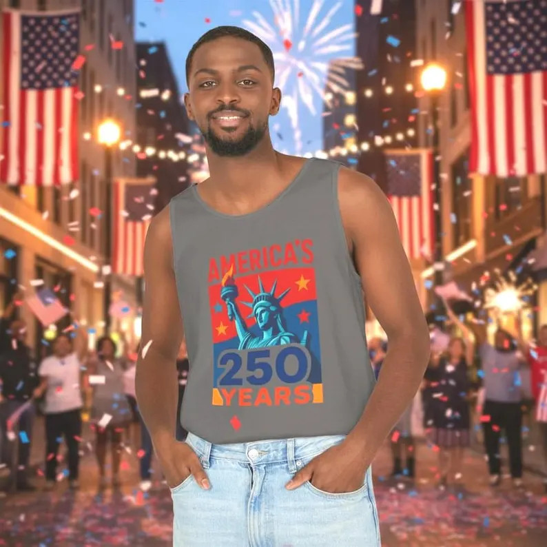 America Statue of Liberty Tank Top