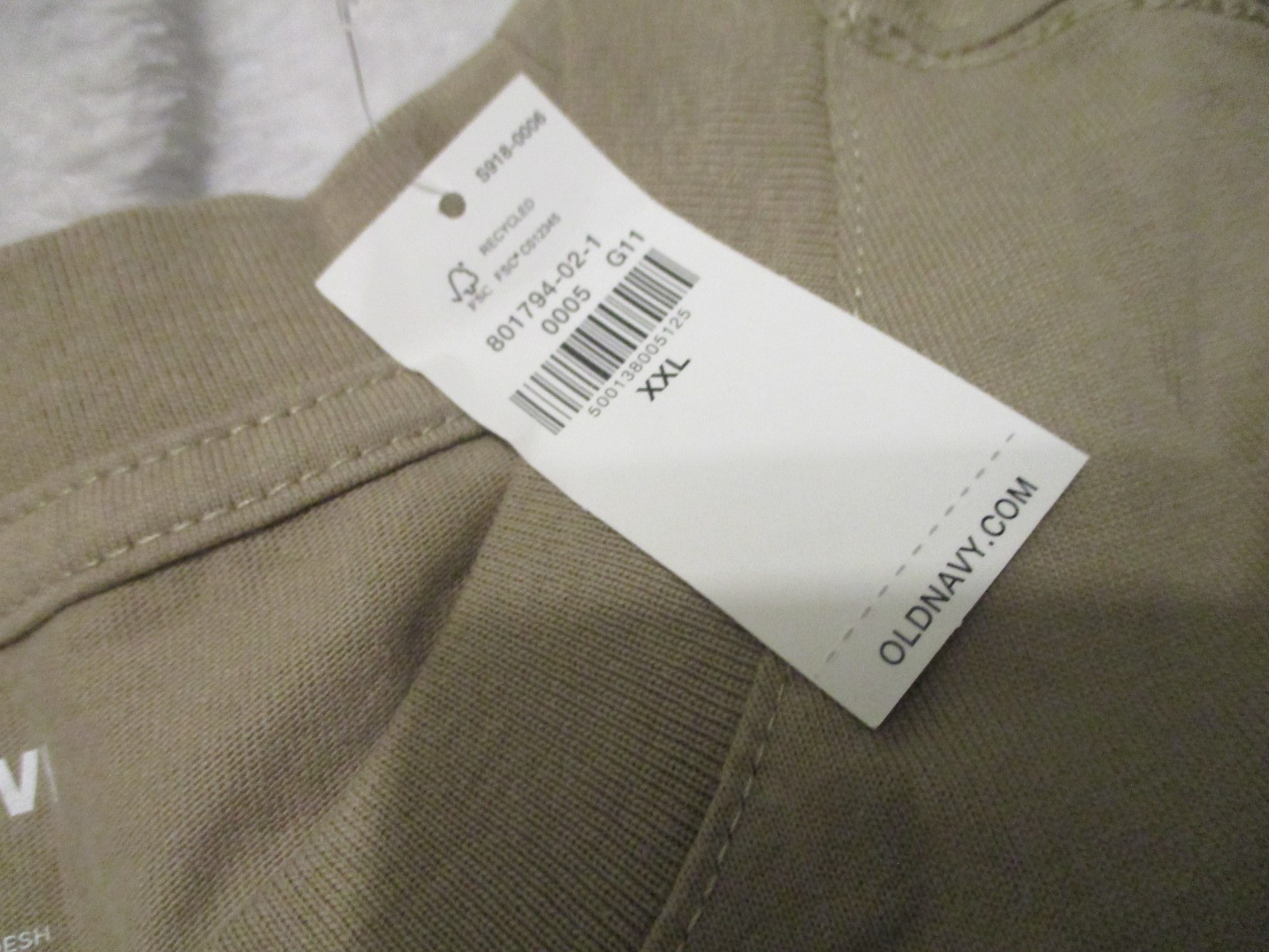Old Navy Tan (Heavy Duty) XXL Long Sleeve Men T Shirt NWT! FREE SHIPPING gallery