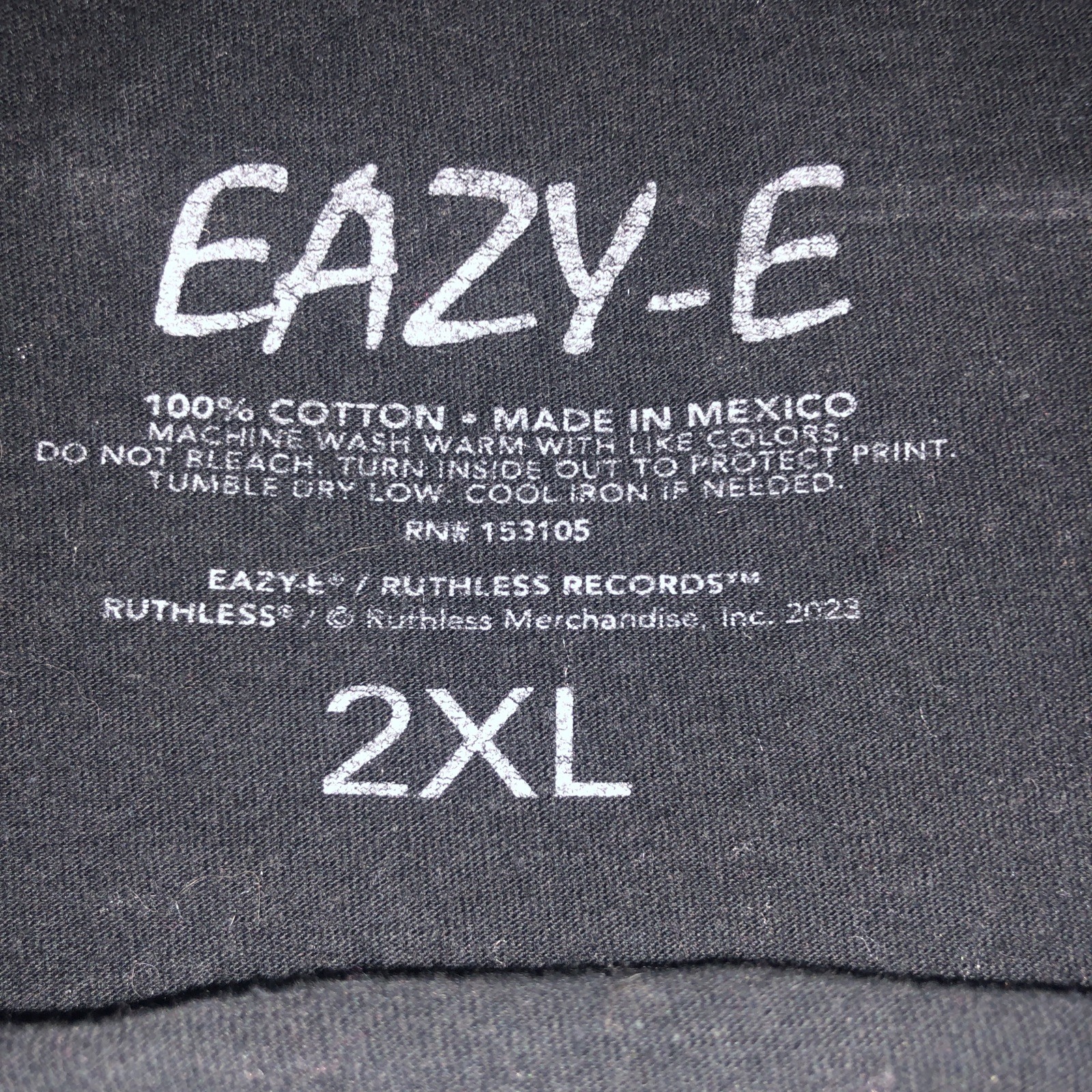 Hip Hop Rap NWA Easy-E Shirt 2XL Black R & B Couture Swag Hood Dre Drake Kanye gallery