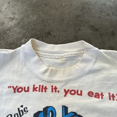 Vintage thrashed roadkill T-shirt auto body large Grunge thrasher stains