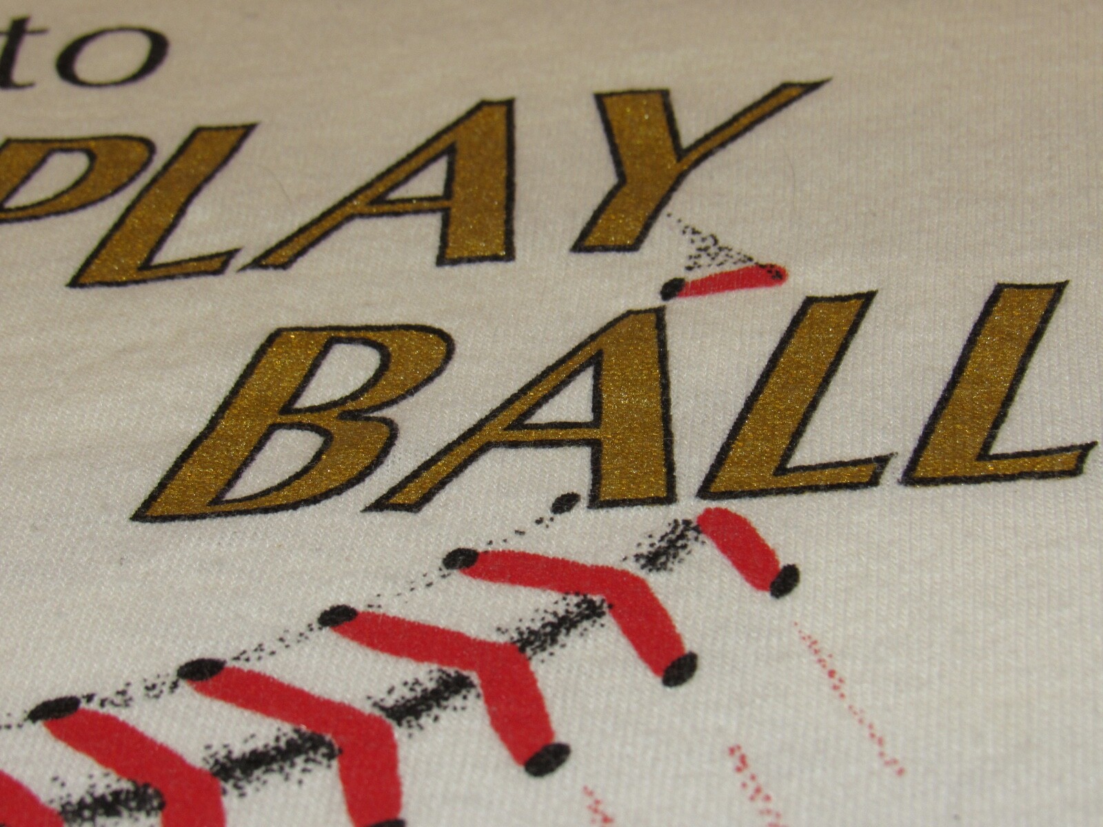 Vtg 1993 PHOENIX Baseball T-SHIRT Mens L Play Ball Hard Arizona 90s Funny Sports gallery