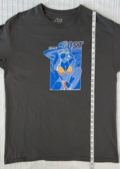 …Lost Gray Anime Front Blue Orange Bikini Girl T Shirt Men’s LG 21” X 28”
