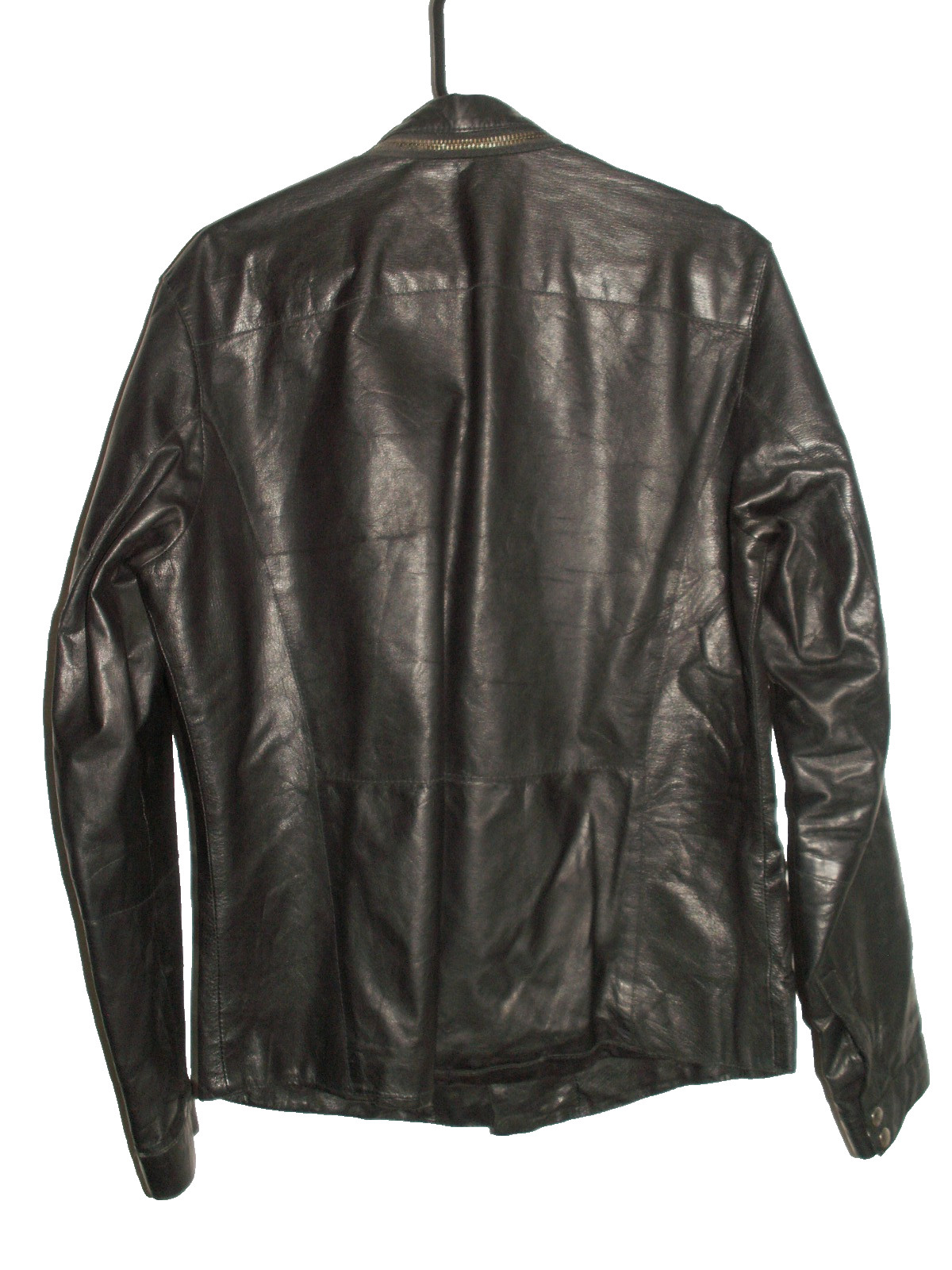 Men's All Saints AFTERNOON LEATHER SHIRT jacket overshirt M (ref67) £99.99!!!!! gallery