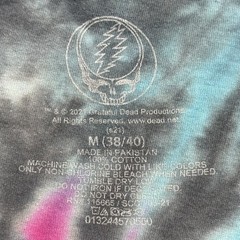 Grateful Dead T Shirt Mens M Multicolor Tie Dye Dancing Bears Band Tee