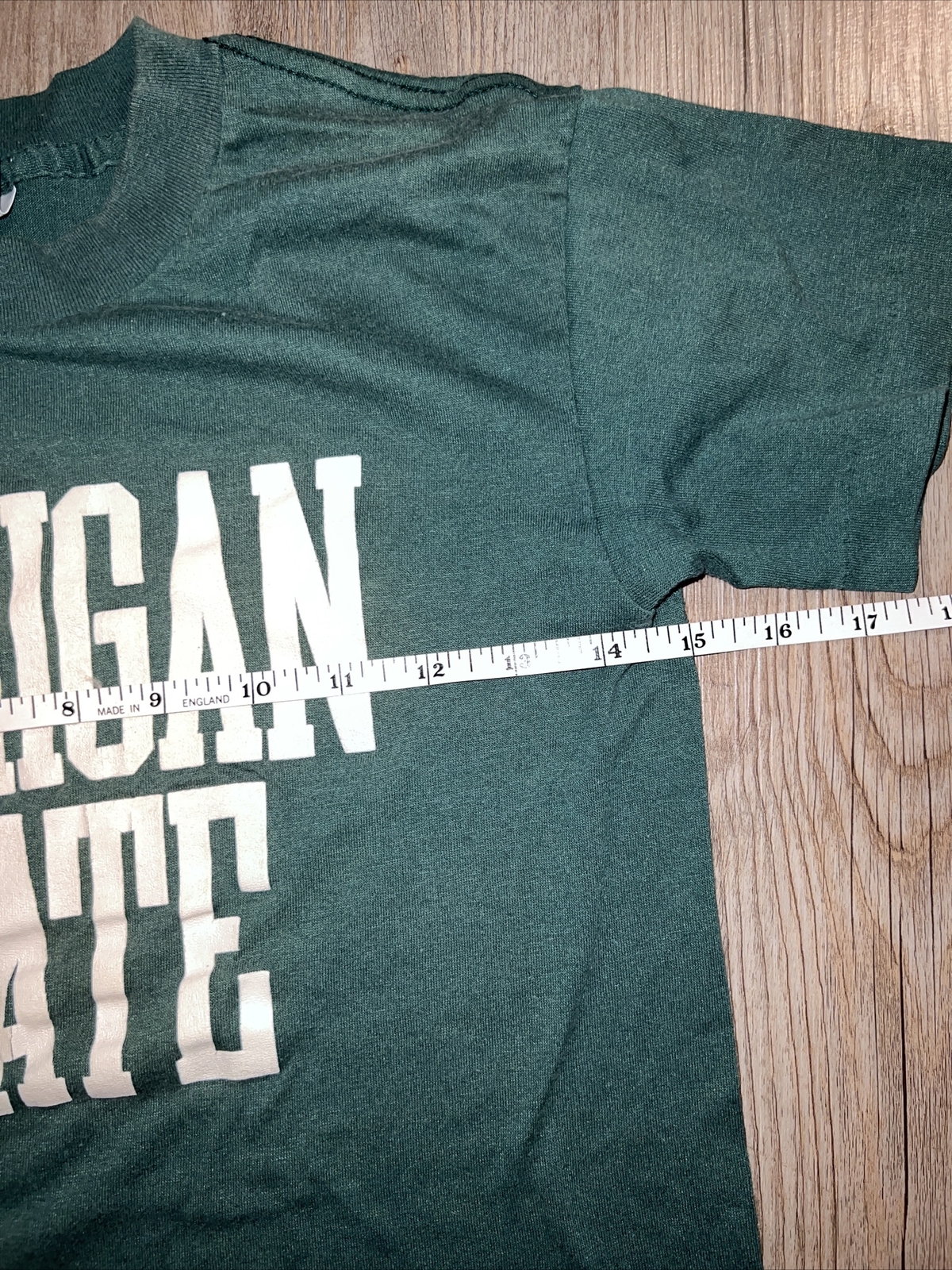 Vintage Michigan State T Shirt USA Made Single Stitch Size Youth Large 14/16 gallery