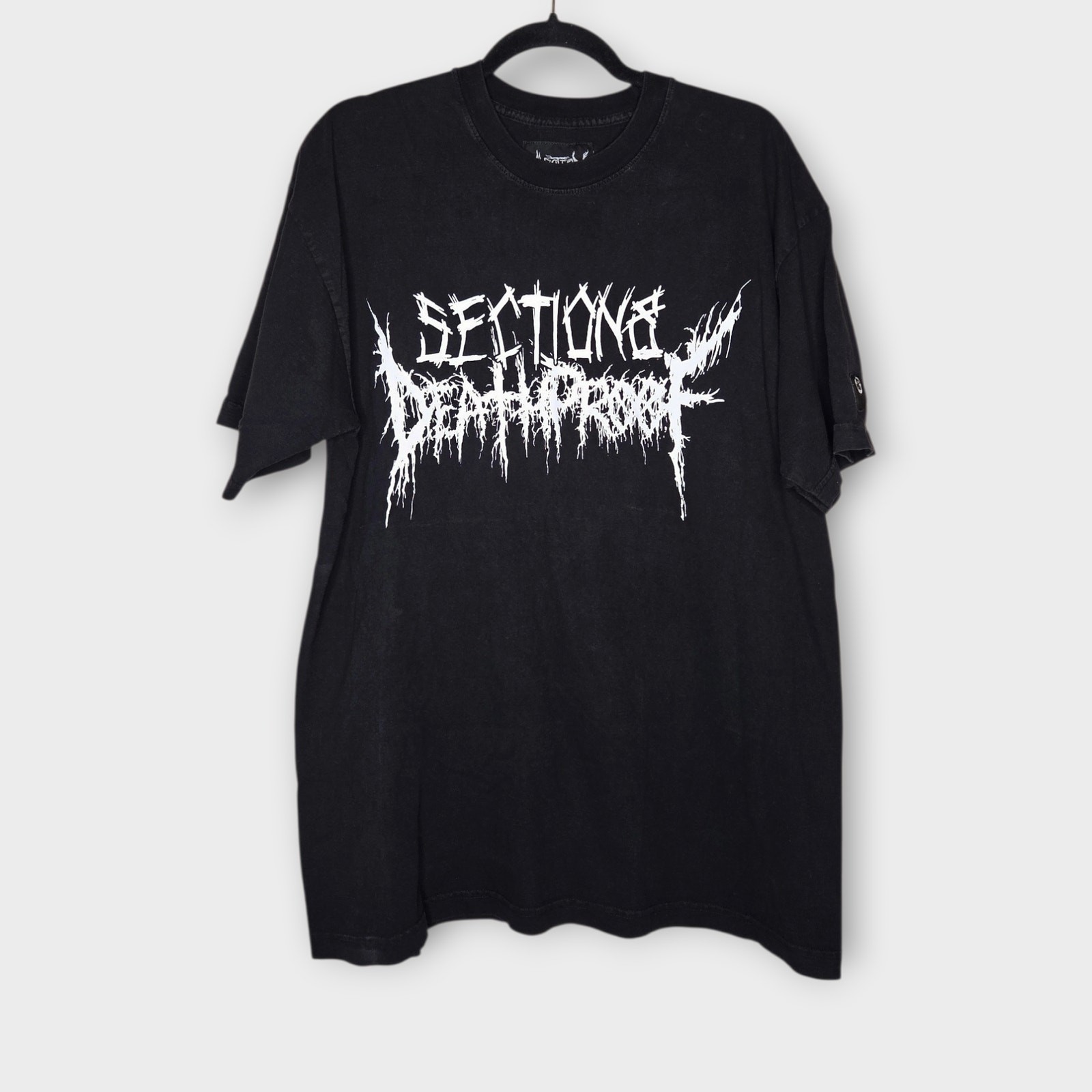 Section Eight Death Proof Car Graphic Tee Black White Men's Large gallery
