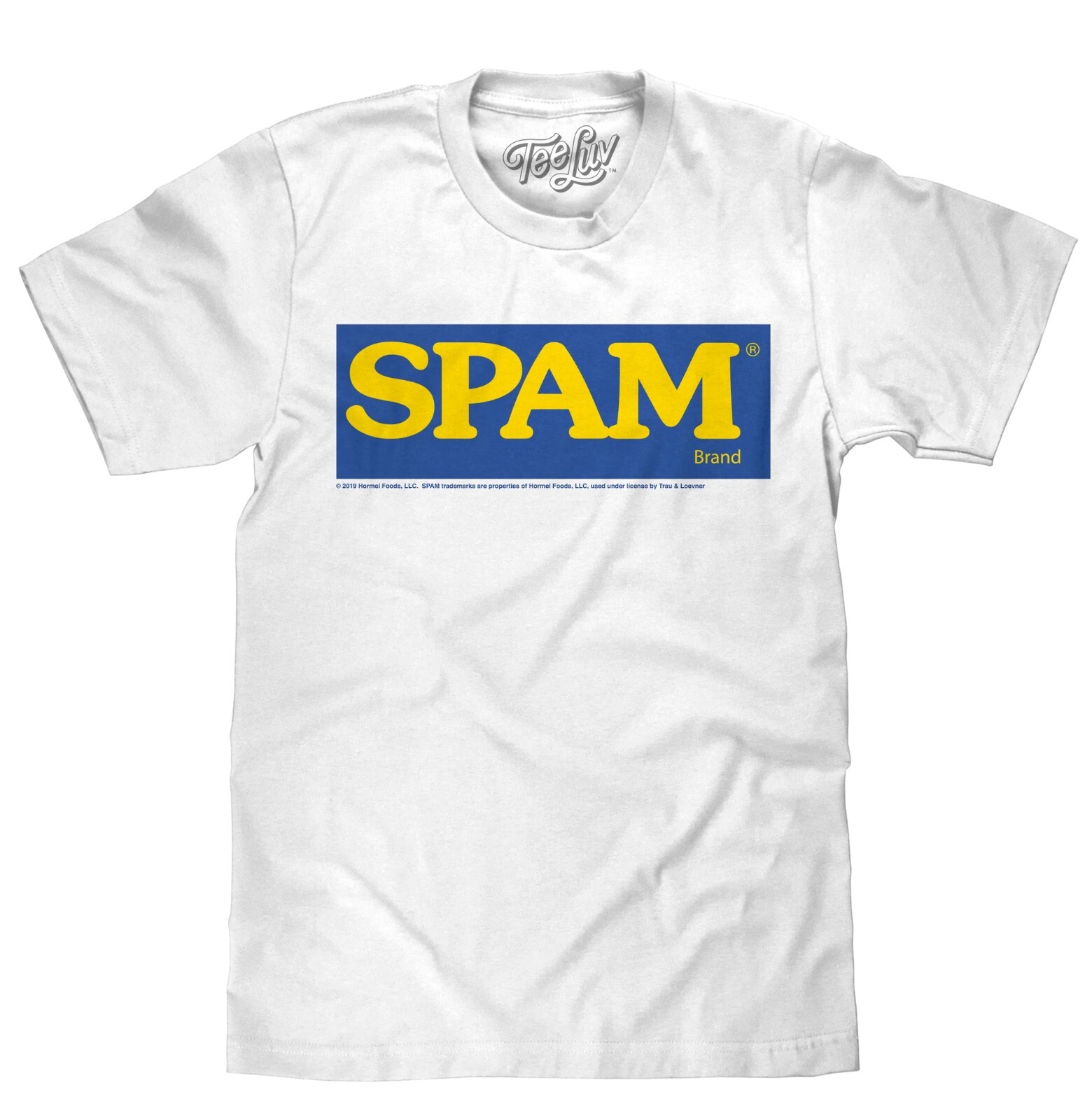 SPAM T-Shirt (New with Tag) – Men’s Size XXL – White Tee Luv 2XL