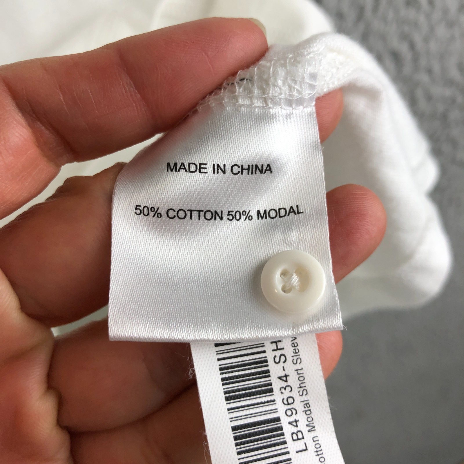 Quince Henley Tee Men 2XL White Cotton Modal Short Sleeve Shirt Stretch Casual gallery