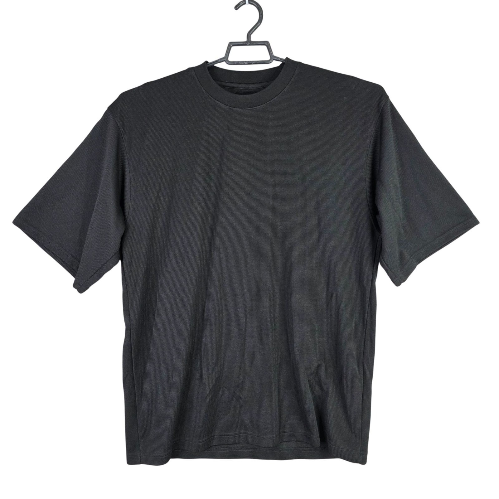 Mens George Black T Shirt Short Sleeve Crew Neck Rayon Polyester Blend Size XL
