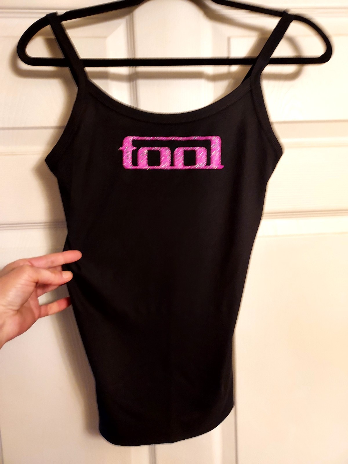tool band tank top tool crop top tool Pink Glitter shirt choose any Size XXs-2x gallery