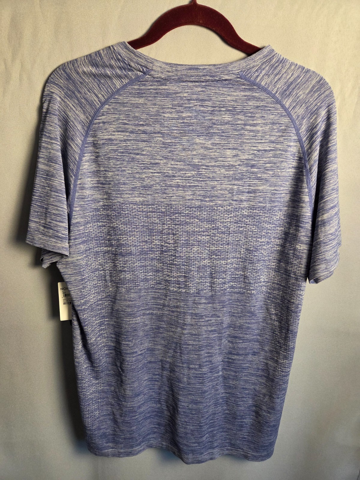 Zella Blue T-Shirt Moisture-Wicking Quick Dry Low Compression Gym & Training NWT gallery