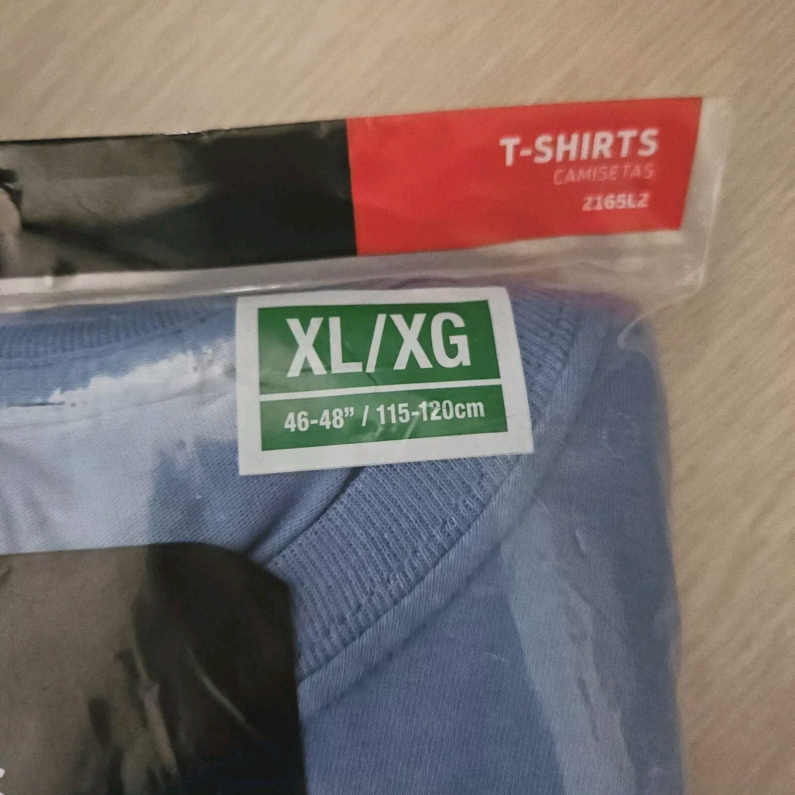 2 Pack XLARGE Blue Mens Hanes Tagless T-Shirts Soft & Breathable Wicking Fabric gallery