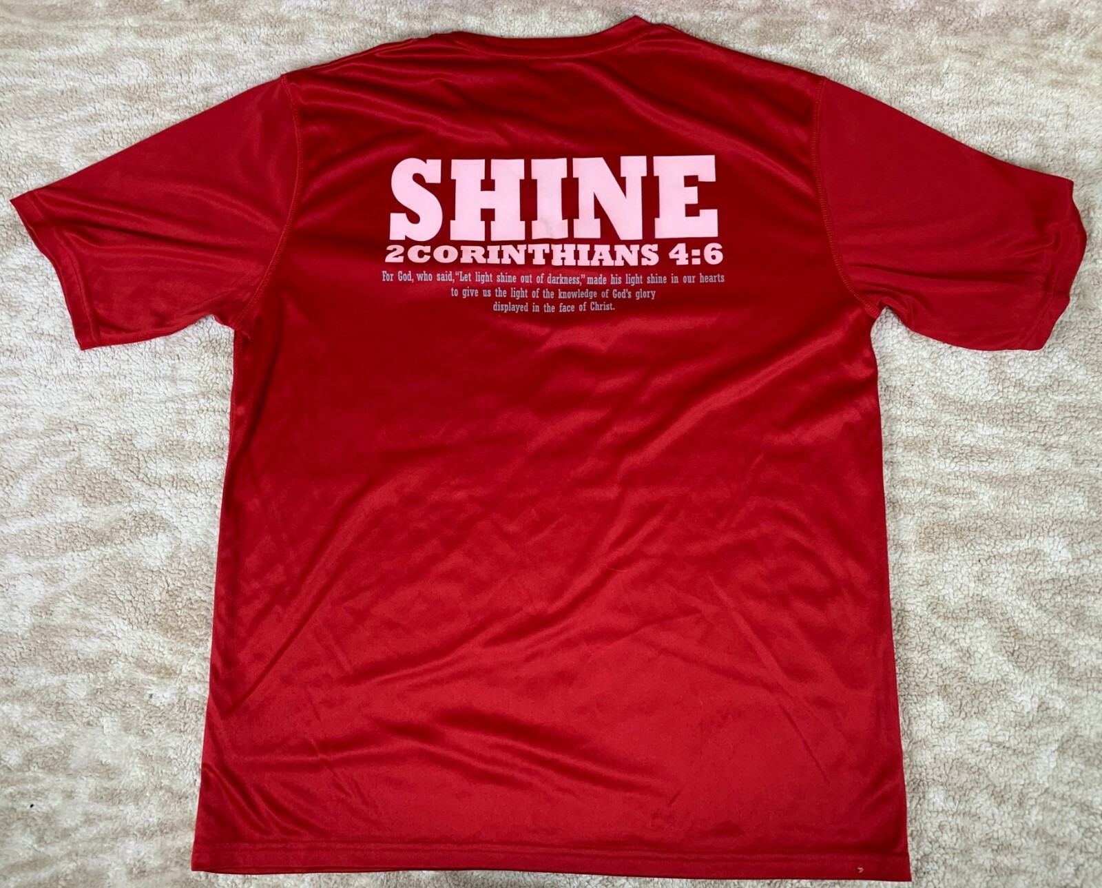 *****MILWAUKEE LUTHERAN TRACK AND FIELD MOISTURE WICKING T-SHIRT MENS LARGE***** gallery