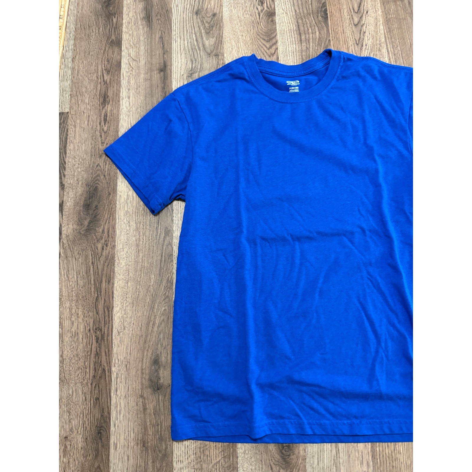 Athletic Works T-Shirt Mens Small Blue Adult Recycled Blend Short Sleeve gallery