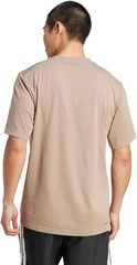 adidas Men’s Essentials Feel Ready Training T-Shirt – chalky brown / black – Lar