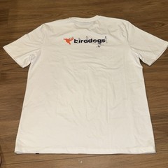 Bird Dogs Print White Athletic Tshirt Men’s Size L Excellent Condition Crew Neck