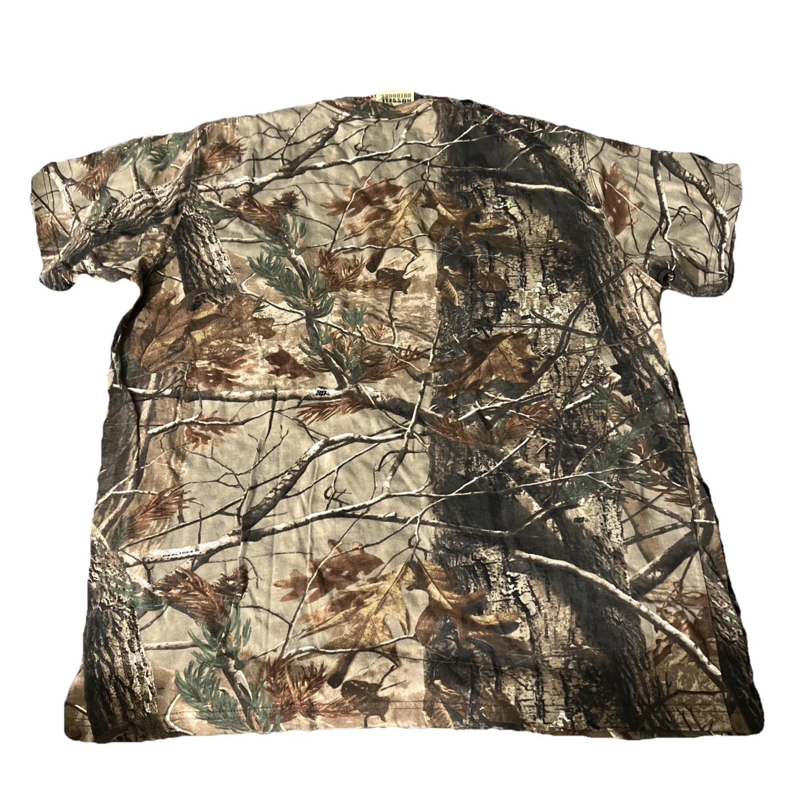 2XL Russell Outdoors Camo Shirt RealTree Pattern Outdoor Hunting Woods Tee gallery