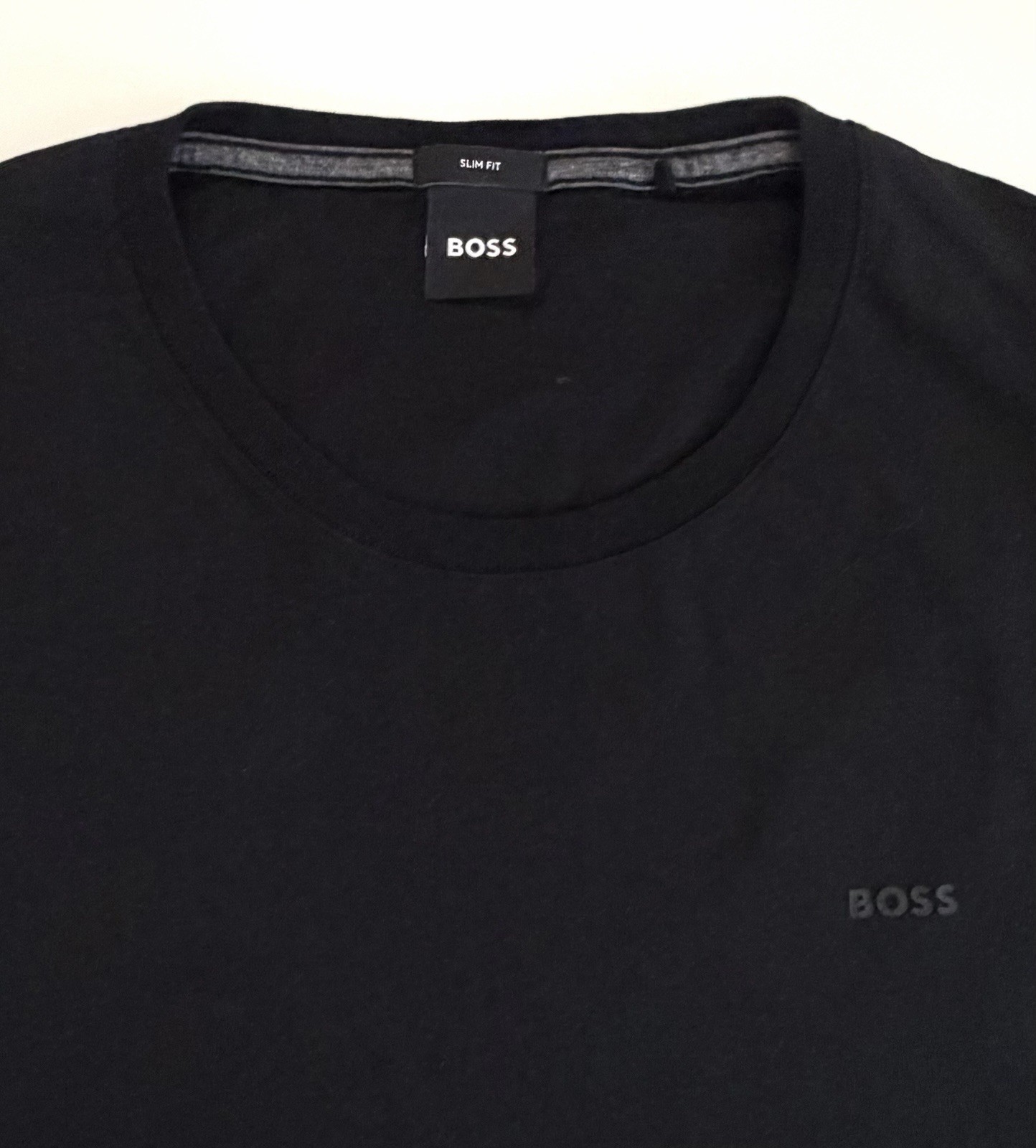 Hugo Boss Shirt Black Slim Fit Muscle Tee Luxury T-shirt Casual Men’s XXL gallery