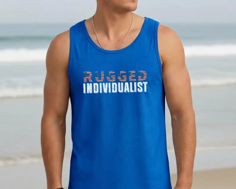 rugged individualist mens tank top gallery