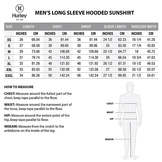 Hurley Men's Sunny Side Hybrid Stretch Hooded UV T-Shirt Size XXL Blue gallery