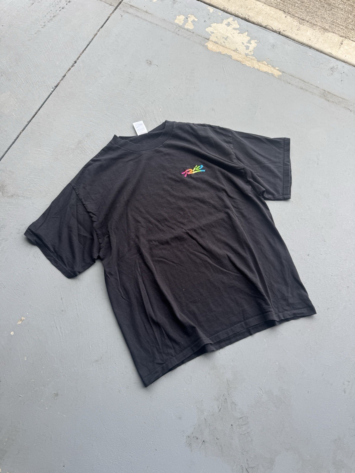 Delta Pro Weight Rio Las Vegas Short Sleeve Black T Shirt Mens Size XL Cotton gallery