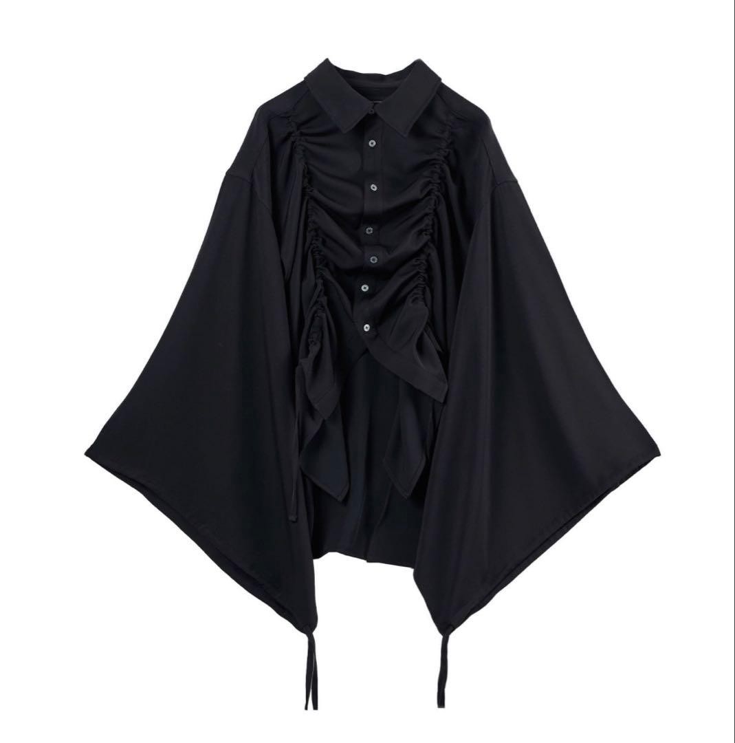 NOT CONVENTIONAL Kimono Shirt Black Free Size gallery