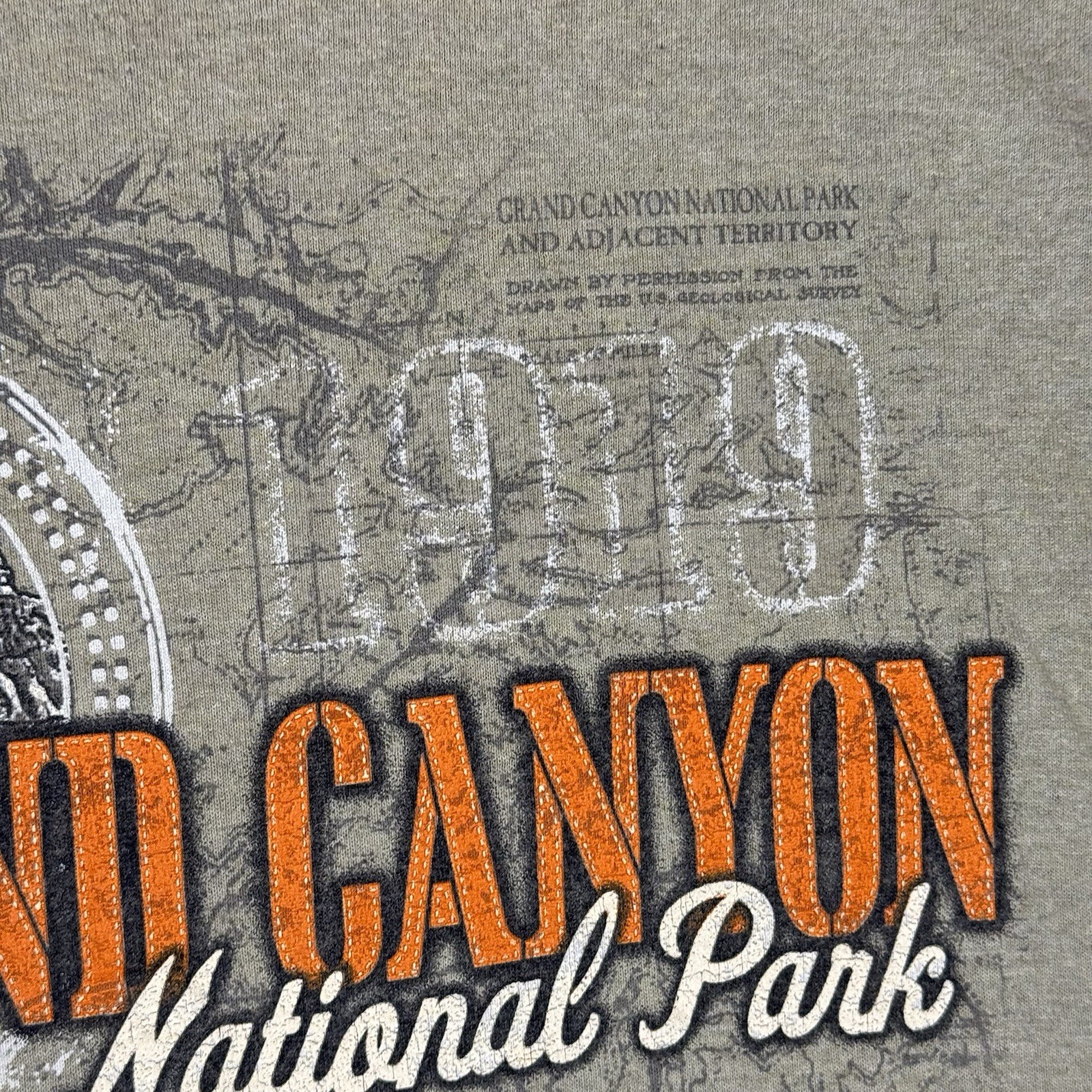 Grand Canyon National Park Graphic T Shirt 90s 2000s Adult XL Eco Mountain Vtg gallery