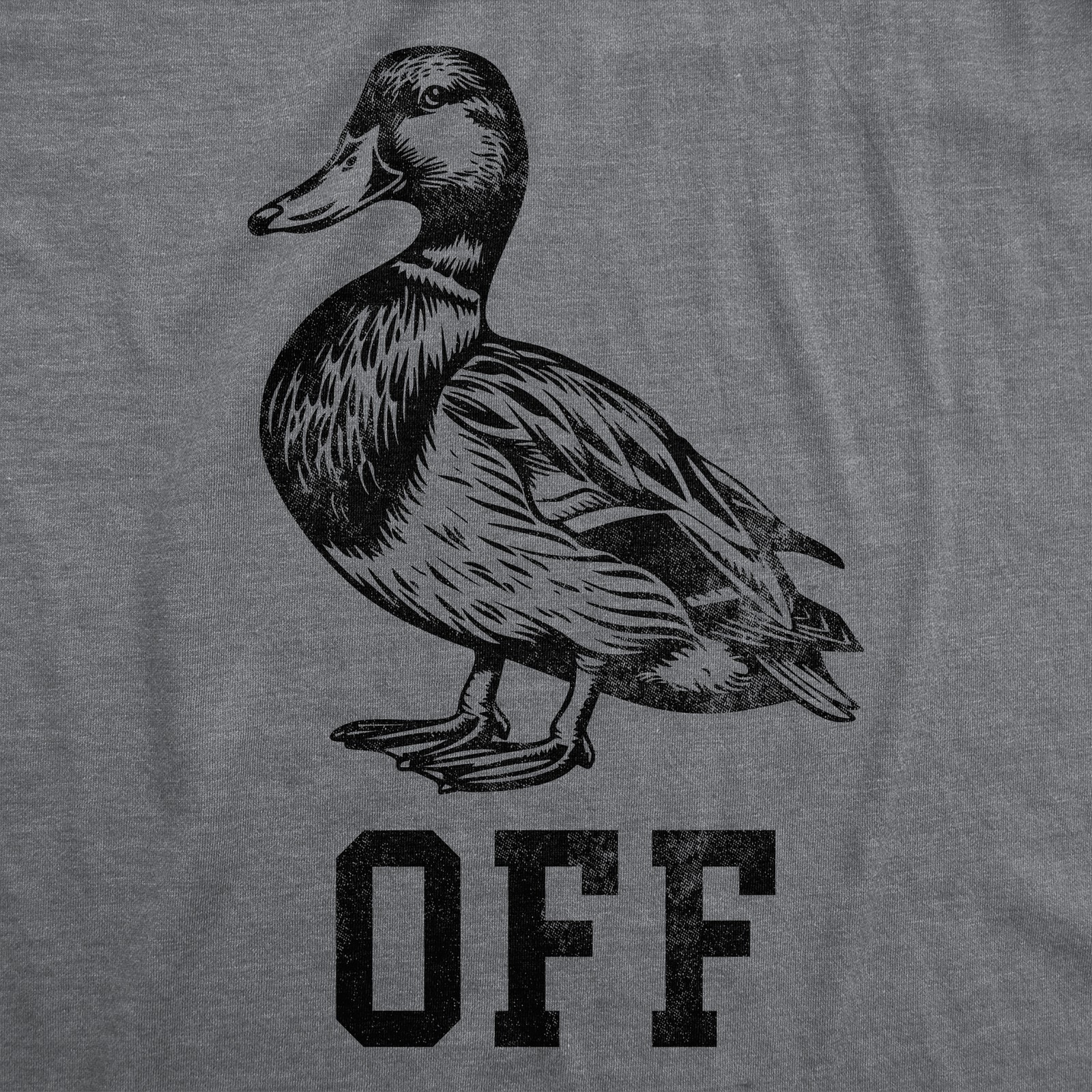 Mens Funny T Shirts Duck Off Sarcastic Graphic Novelty Tee for Men gallery