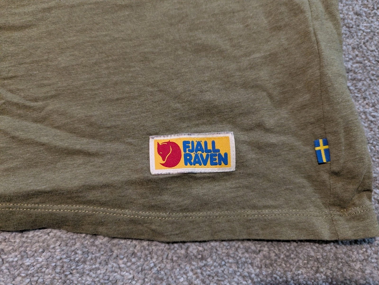 Fjall Raven Shirt Mens Small Green Vardag Crewneck T-shirt Fjallraven gallery