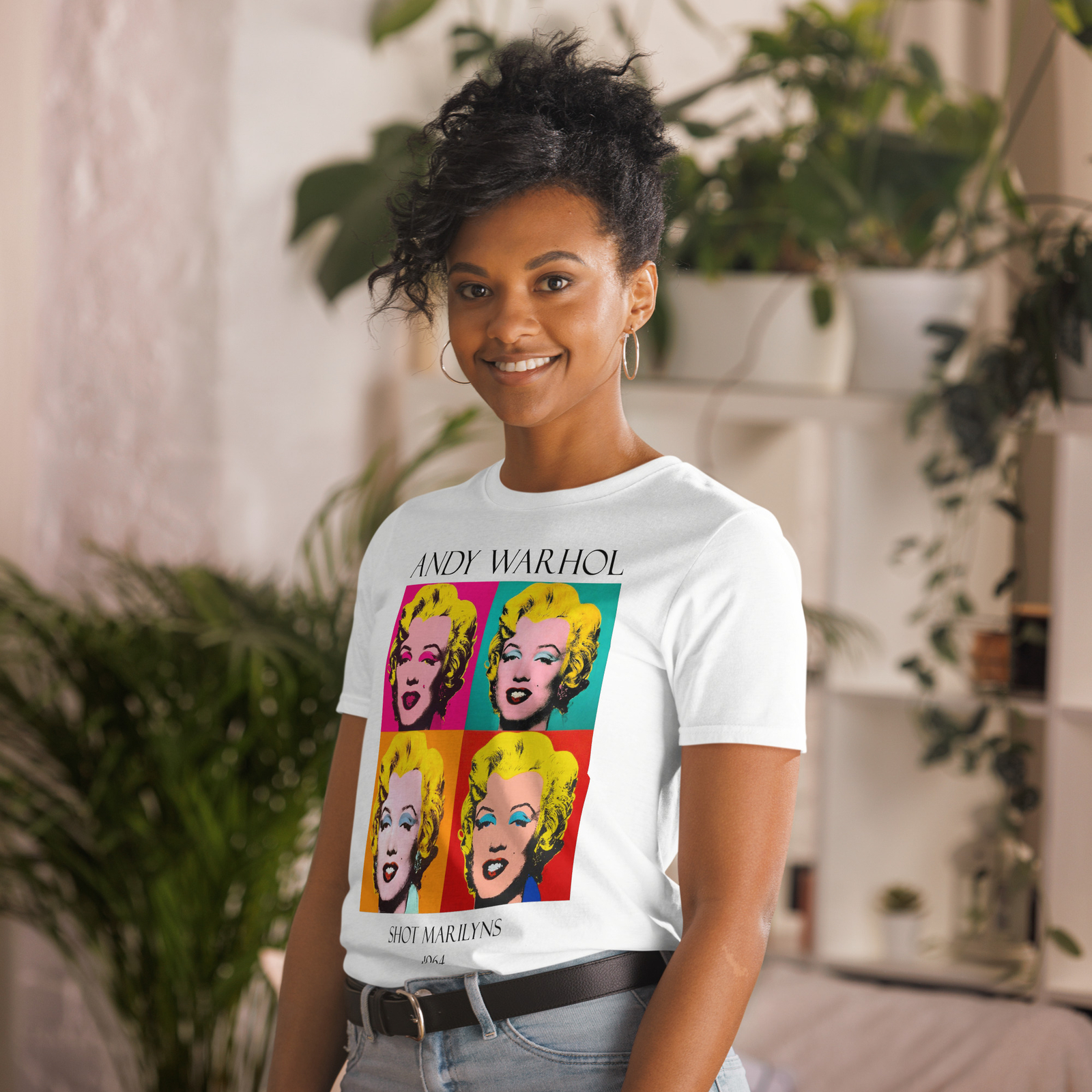 Andy Warhol Merlin Shots Shirt, Pop Art Clothing, Art Lovers Gift gallery