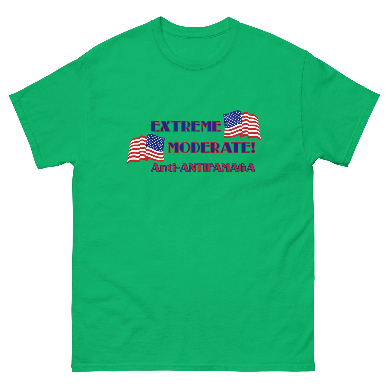 "Extreme Moderate" Unisex T-shirt Centrist Politics Anti-MAGA Anti-Antifa gallery