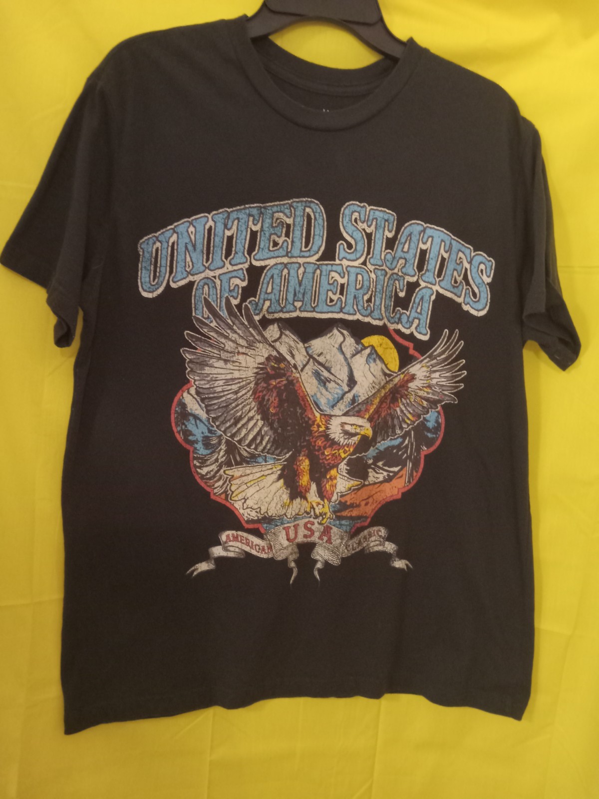 Zoe & Liv Mens Large Tee ( U.S.A Eagle ) gallery