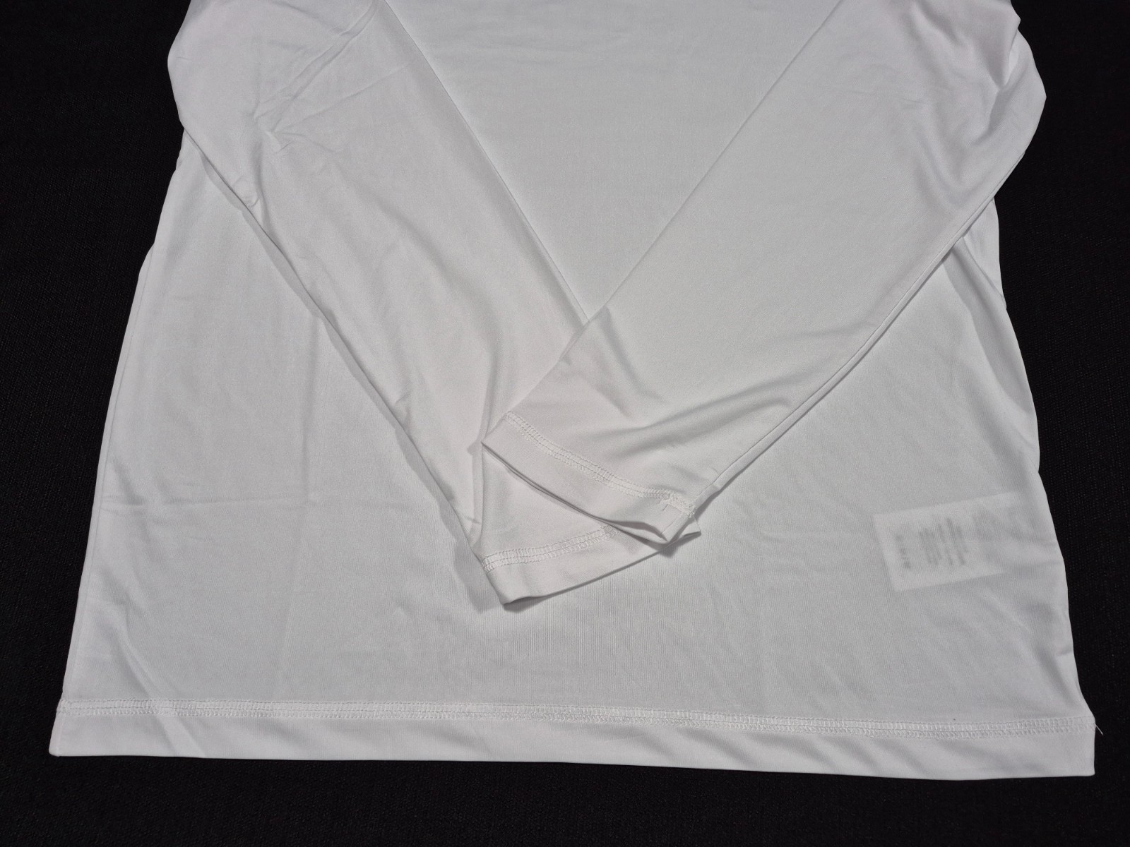 Hurley Mens Double Palm LS Polyester Summer Sunshirt White SZ Medium gallery