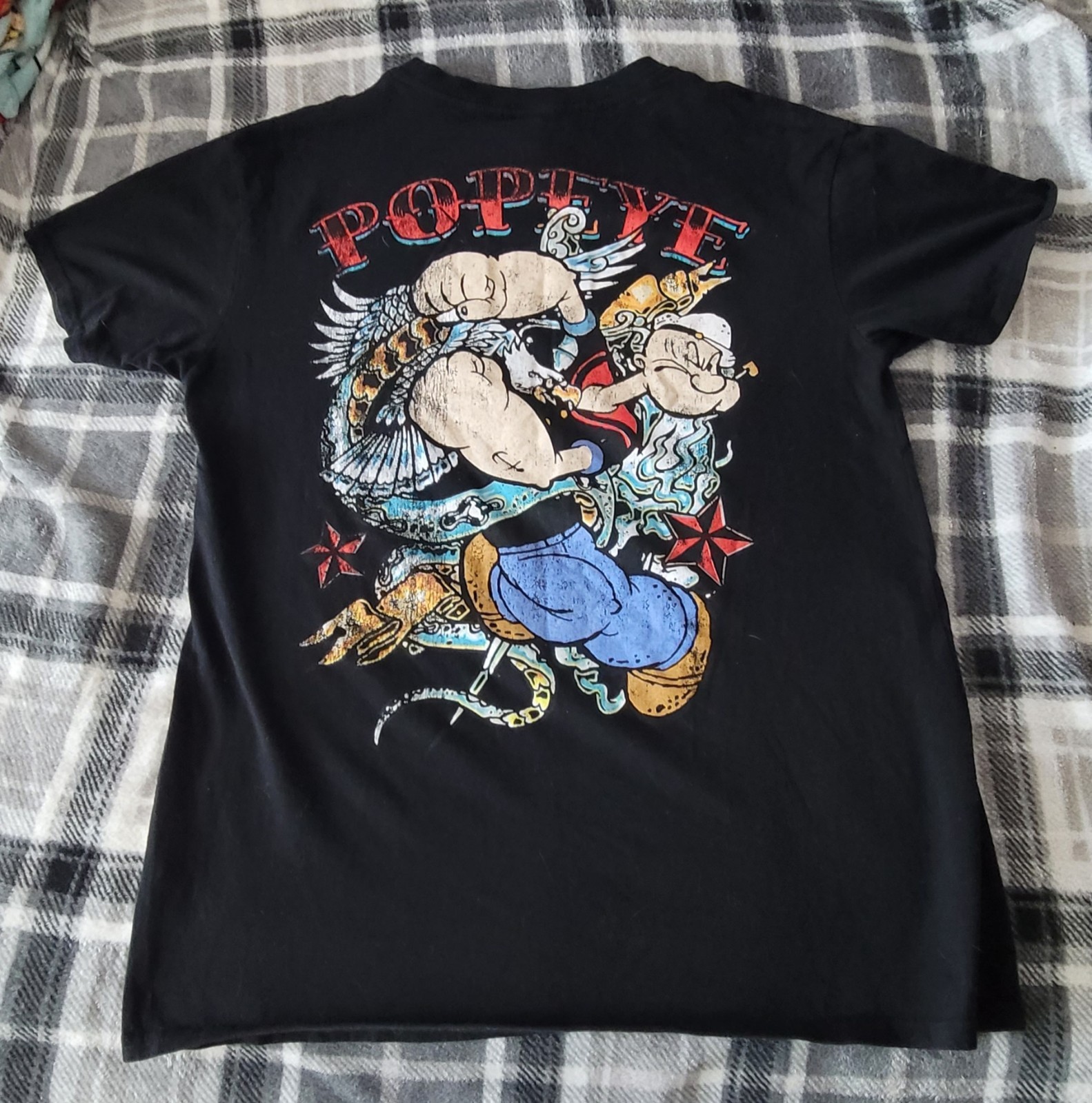 Popeye Double Sided T Shirt Men’s Medium