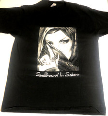 Vintage Goth Spellbound In Salem MA Witch Black Magic T Shirt L Witchcraft Gilda