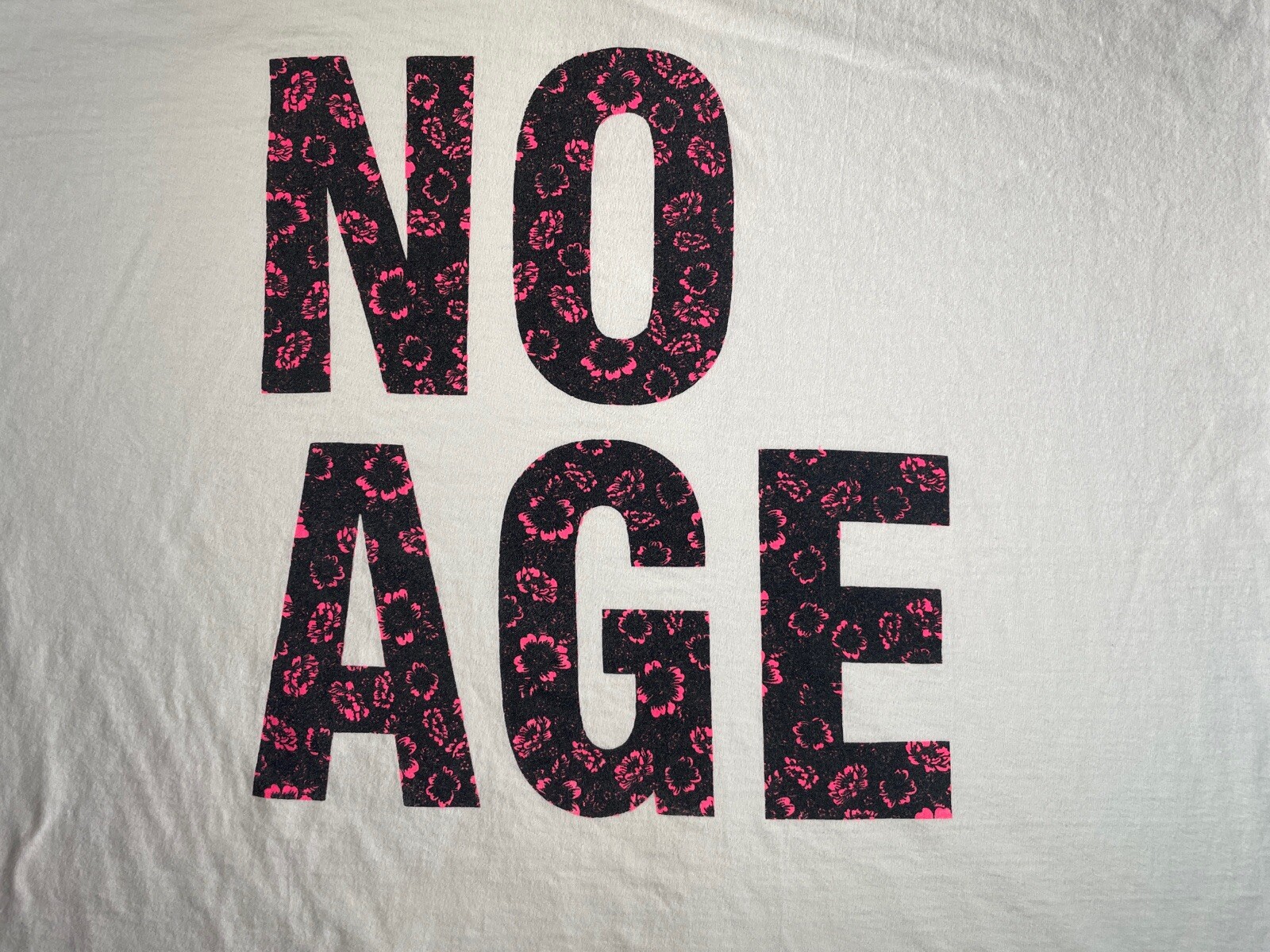 No Age Shirt Adult 2XL The Smell Los Angeles Band Tee Pink Floral Pattern gallery