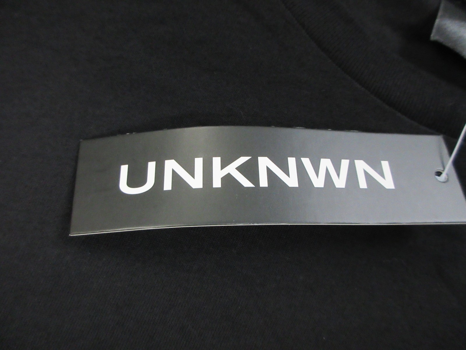 UNKNWN Hotel Shirt Mens XL Black Minimalist Embroidered Tee Modern Streetwear gallery
