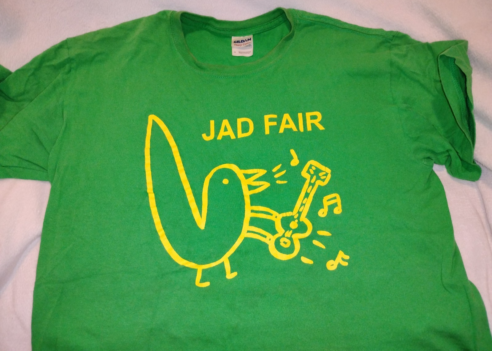 VINTAGE JAD FAIR T SHIRT HALF JAPANESE LO-FI ALTERNATIVE DANIEL JOHNSTON ROCKER gallery