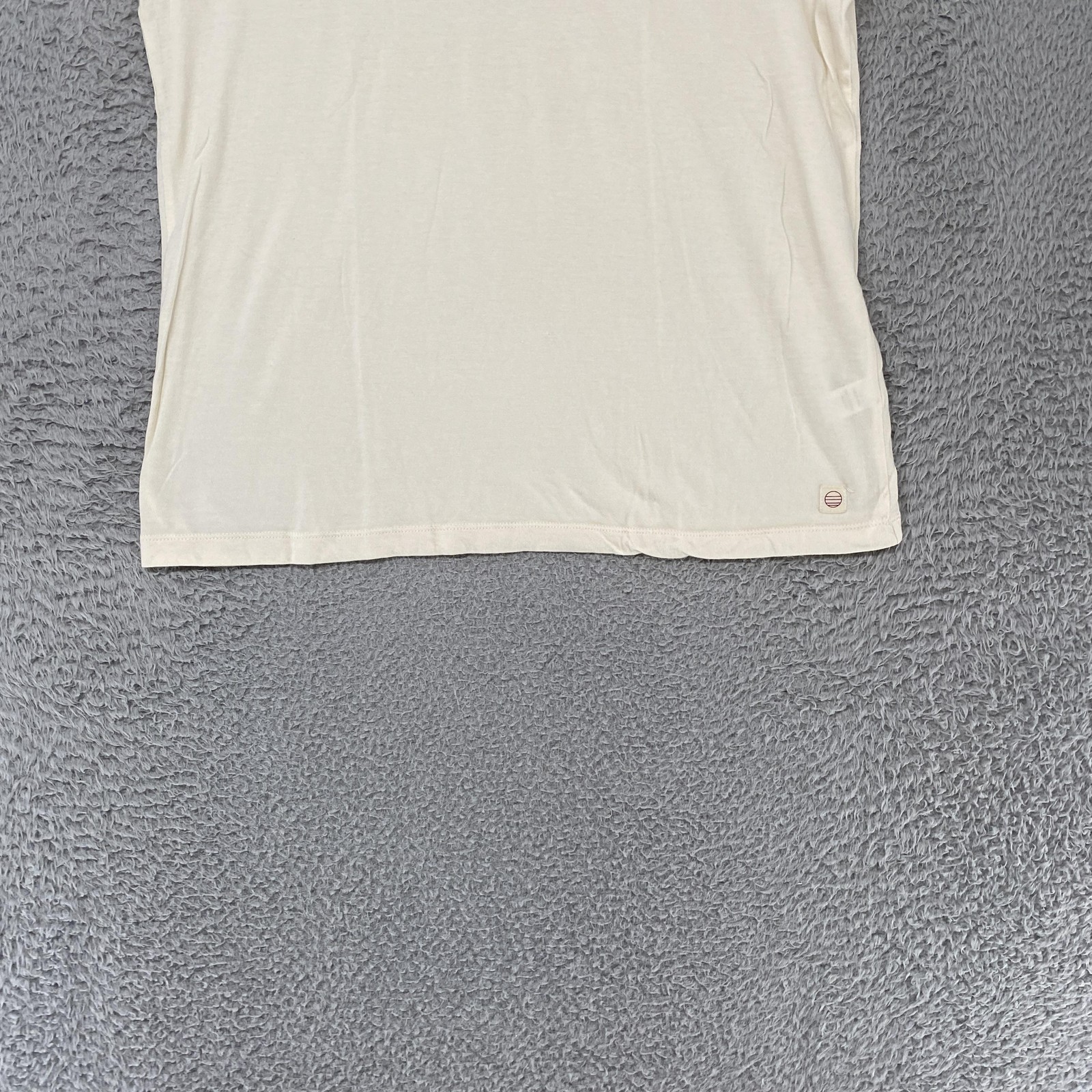 Marine Layer Shirt Mens Medium White Stripe Crewneck Tee Soft Lightweight gallery