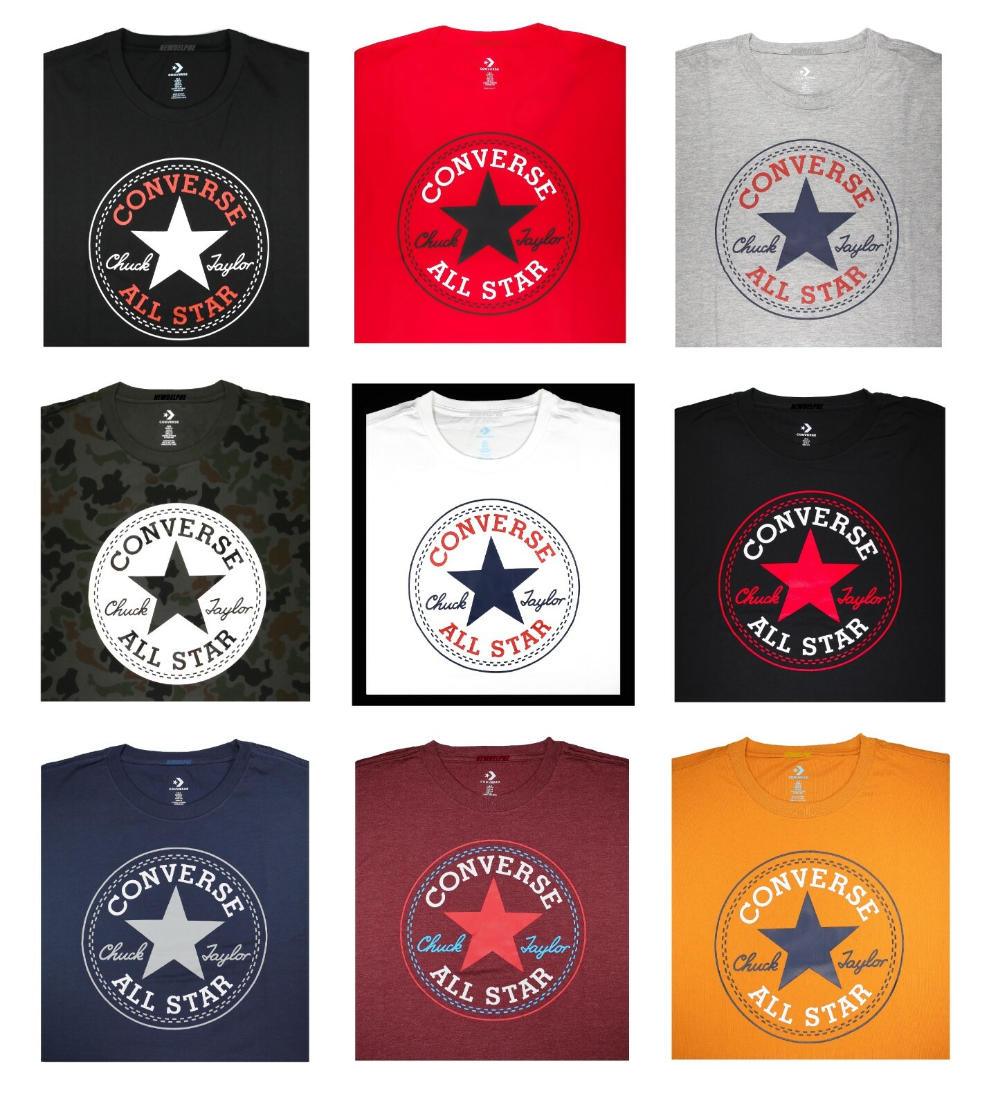NWT Converse Men SS Crew T-Shirt Tee "ALL STAR CHUCK TAYLOR PATCH EDITION" gallery