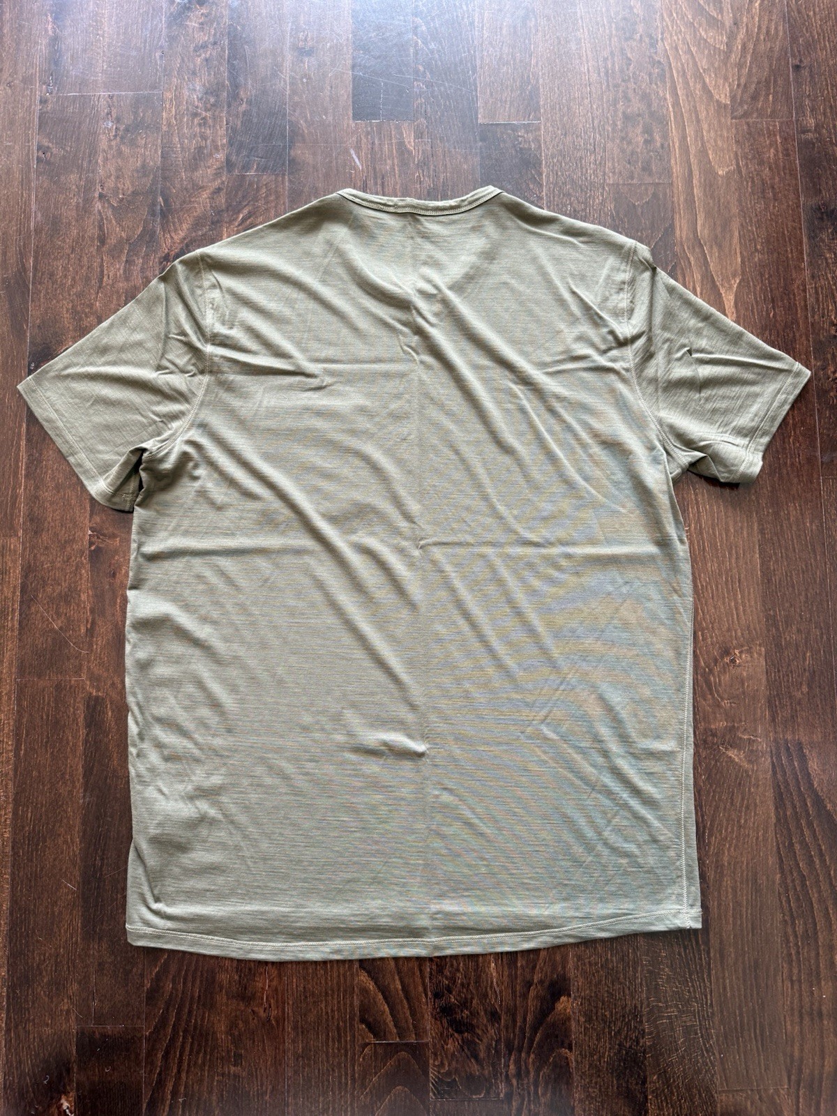 Huckberry Proof Men’s 72-Hour Merino Wool Pocket T-Shirt (Dark Olive / Size L) gallery