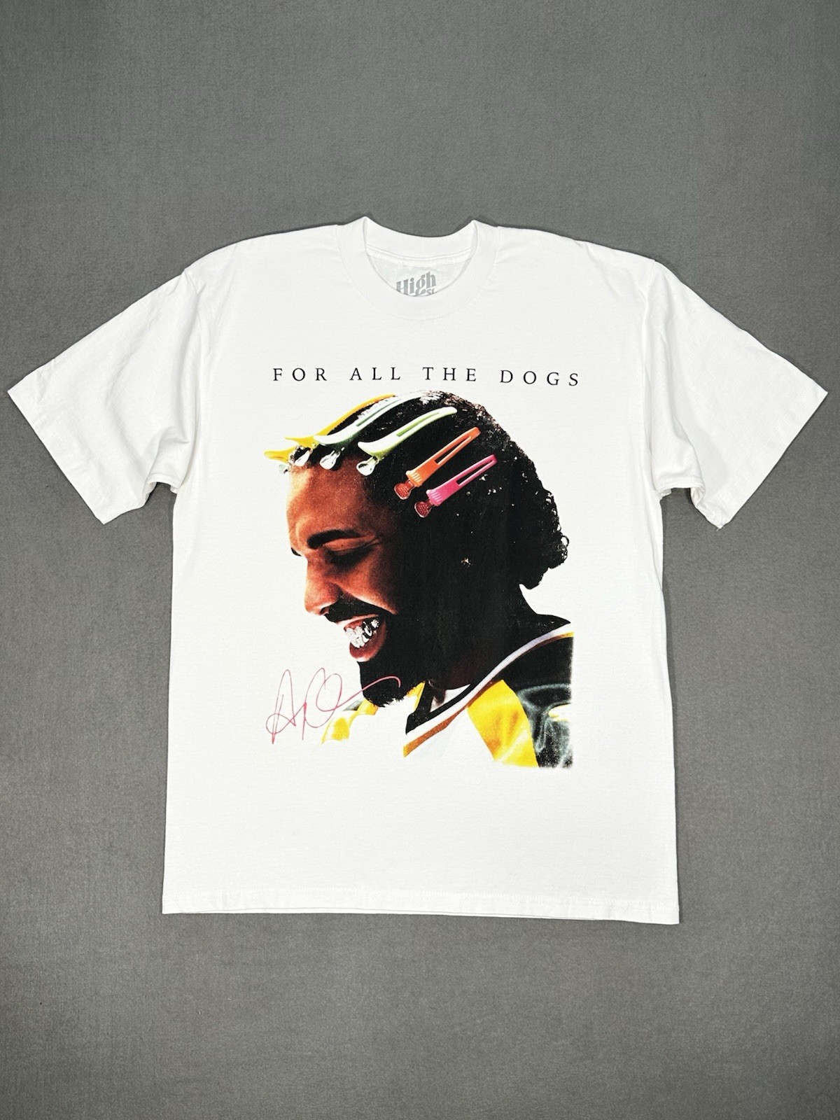 Drake For All The Dogs Men’s L Graphic T-Shirt High Street White Made USA gallery