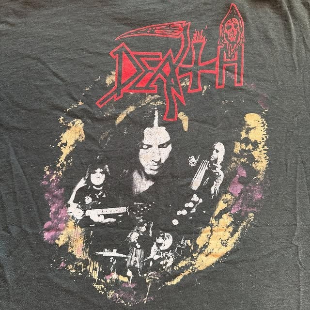 1993 DEATH INDIVIDUAL THOUGHT PATTERNS Vintage T-Shirt Reprint gallery