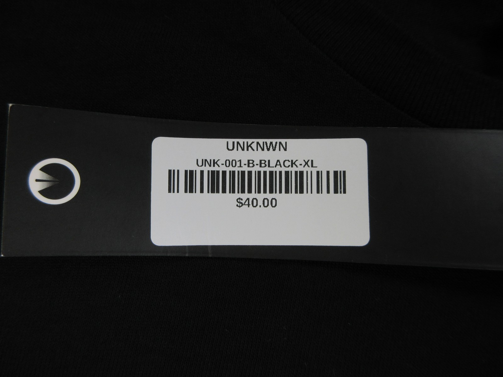 UNKNWN Hotel Shirt Mens XL Black Minimalist Embroidered Tee Modern Streetwear gallery