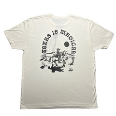 Texas Hill Country Provisions Texas Is Magical Unicorn Mens XL White T Shirt