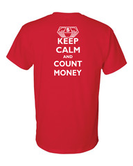 Keep Calm & Count Money T-Shirt Currency Collecting Shirt Fun for Gift