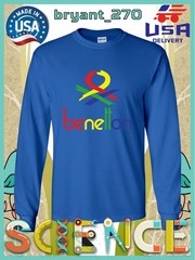 New Tee Benetton Racing Logo Men’s Long Sleeve T-Shirts American Size T-Shirt