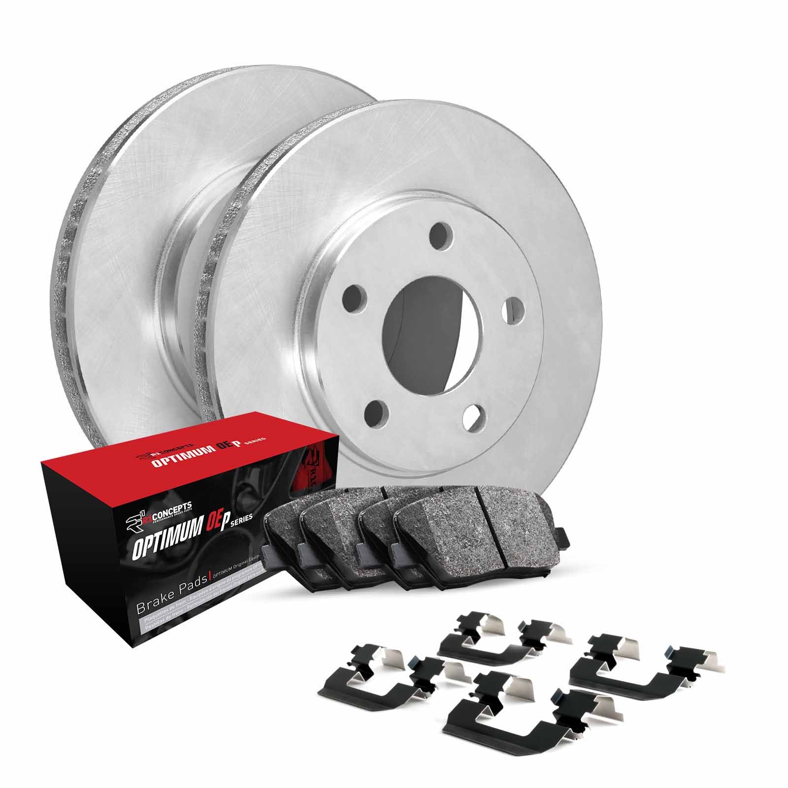 R1 Concepts Wfuh1 43004 R1 Concepts Brake Rotor  Blank With Optimum Oe Pads