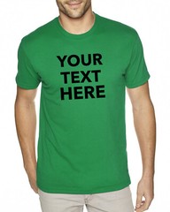 Custom Text, Logo, Design, Next Level – Unisex Cotton T-Shirt – 3600, dad gift